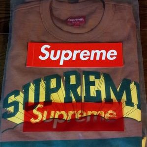 Supreme cloud arc tee rust & Decal